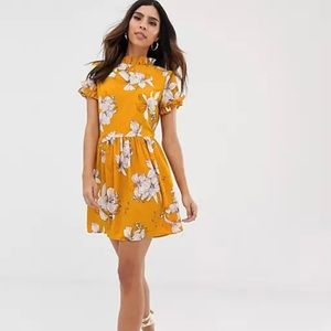 AX Paris floral short sleeve mini dress